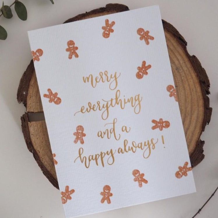 "Merry Everything and a Happy Always!" Christmas Card