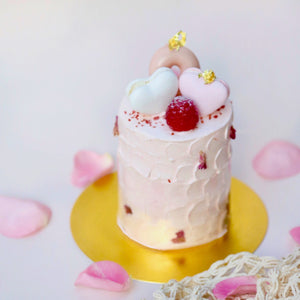 Raspberry Bellini Cake