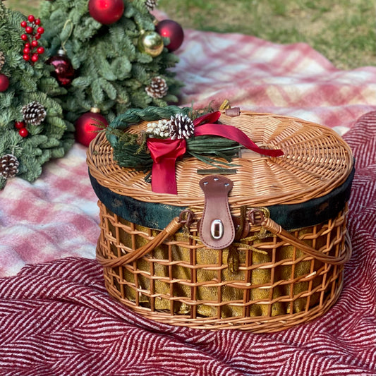 "Panier d'Or" Christmas Picnic Basket