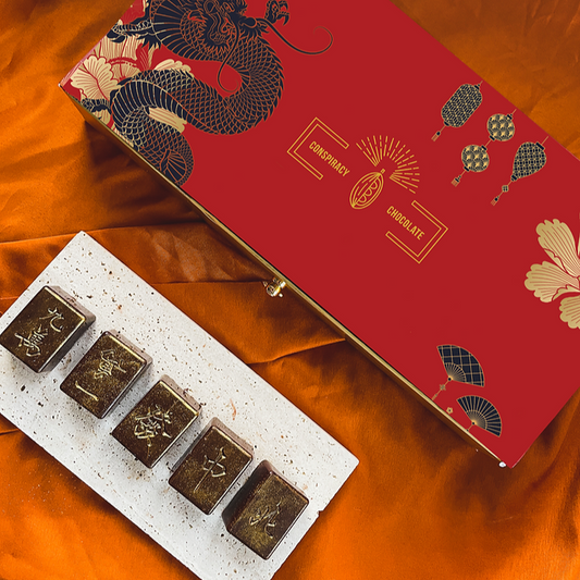 Conspiracy Chocolate - Mahjong Tea Pralines