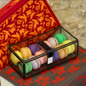 Jouer Mid Autumn Macarons Set in Glass Box 