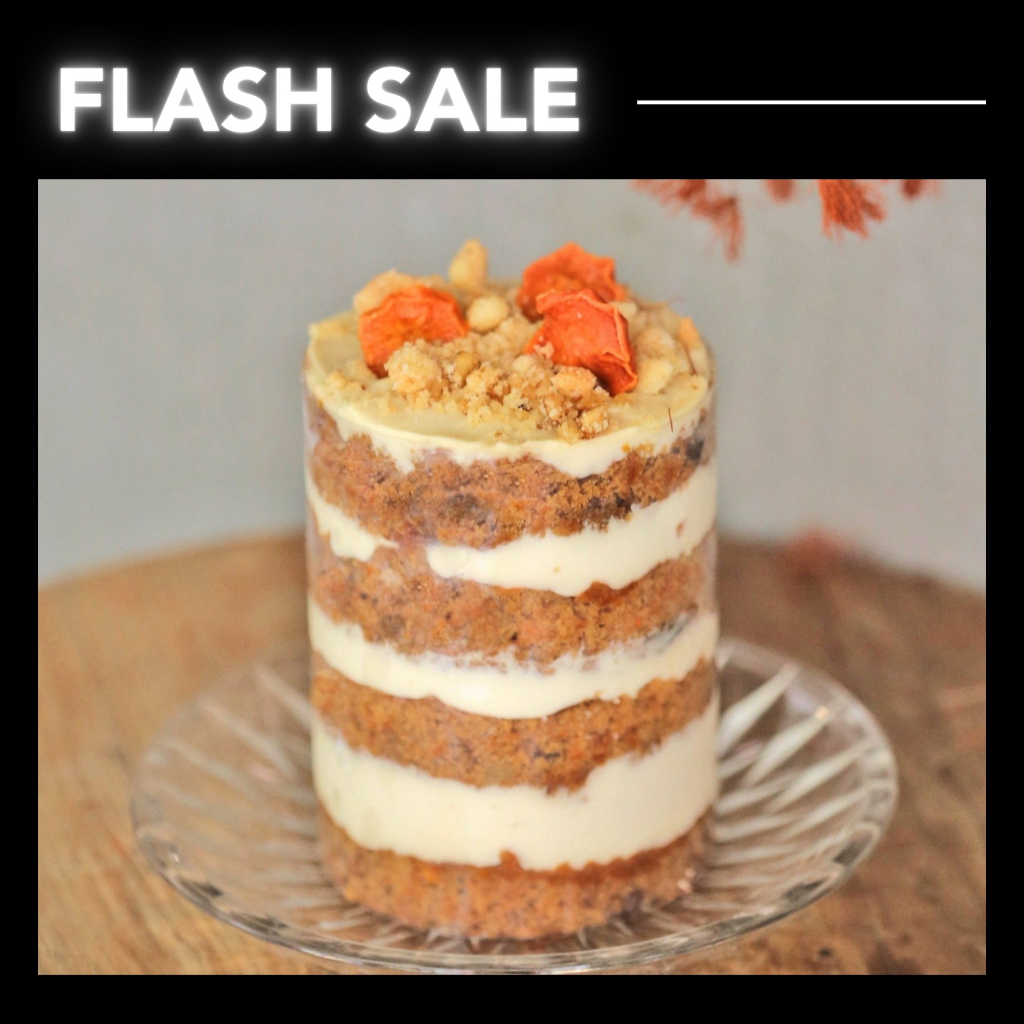 [Flash Sale] Carrot Walnut Cake (Baby Size)