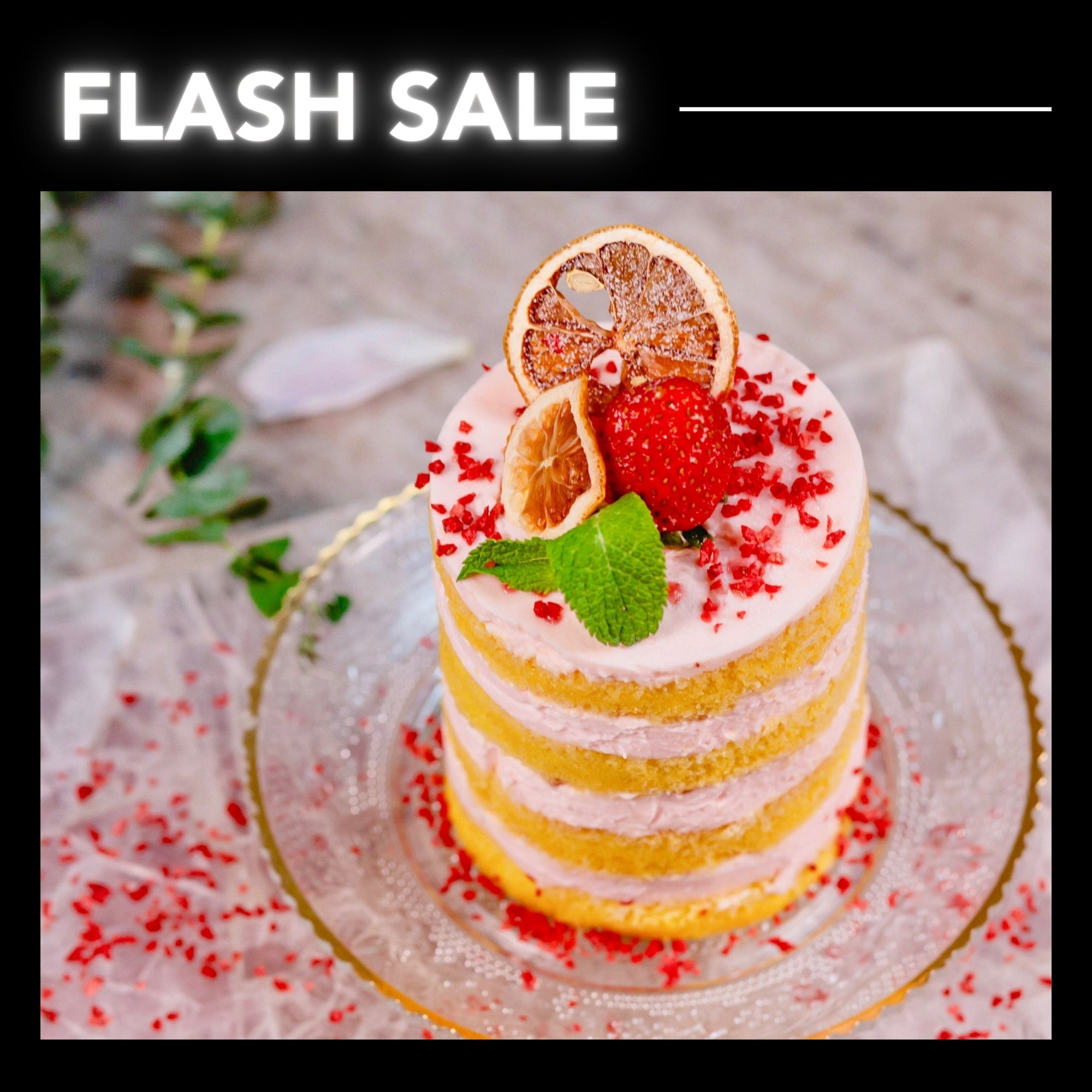 [Flash Sale] Strawberry Lemonade Cake (Baby Size)