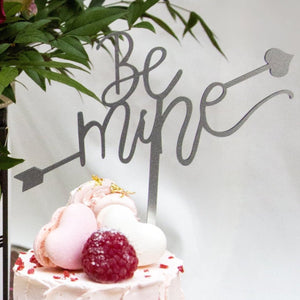 'Be Mine' with Cupid Arrow Cake Topper