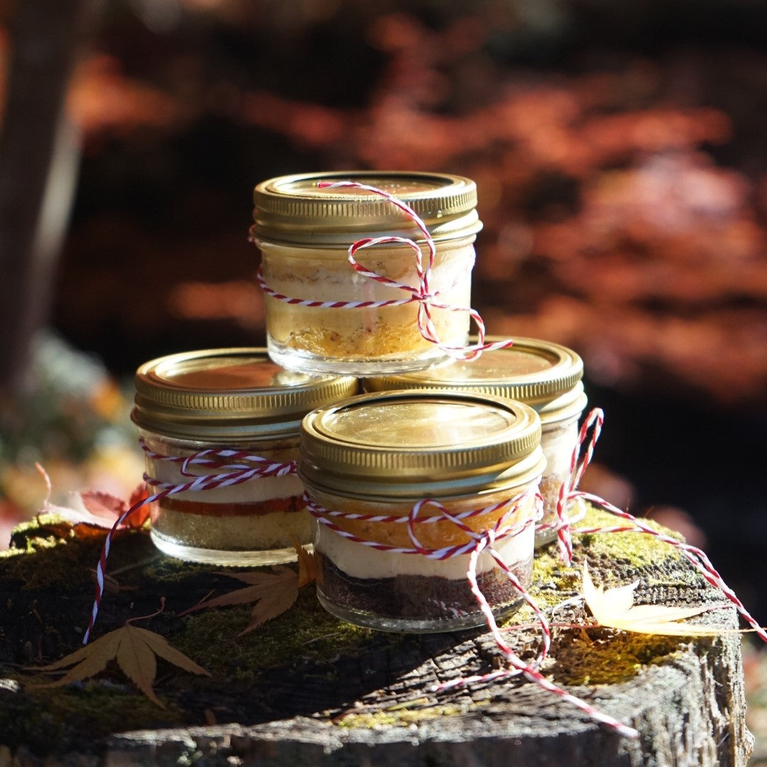 Autumn / Winter Cake Jars Set (Set of 4)