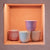 Loveramics, mauve morn set, tasting cups, coffee