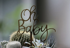 Jouer 'Oh Baby' Cake Topper