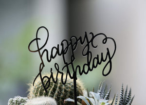 Jouer 'Happy Birthday' Cake Topper