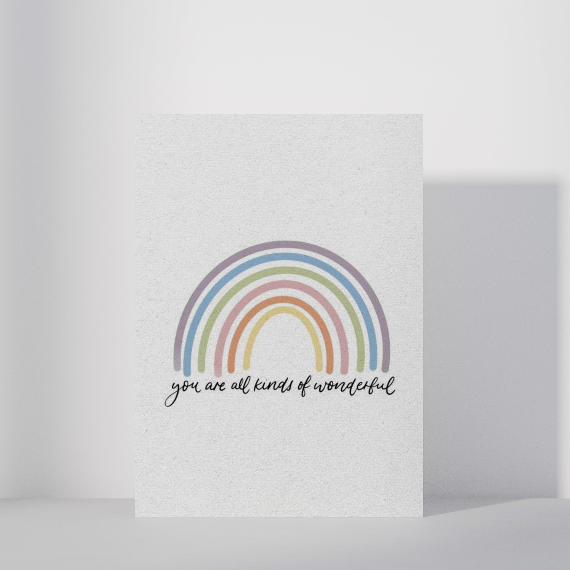 'you are all kinds of wonderful'